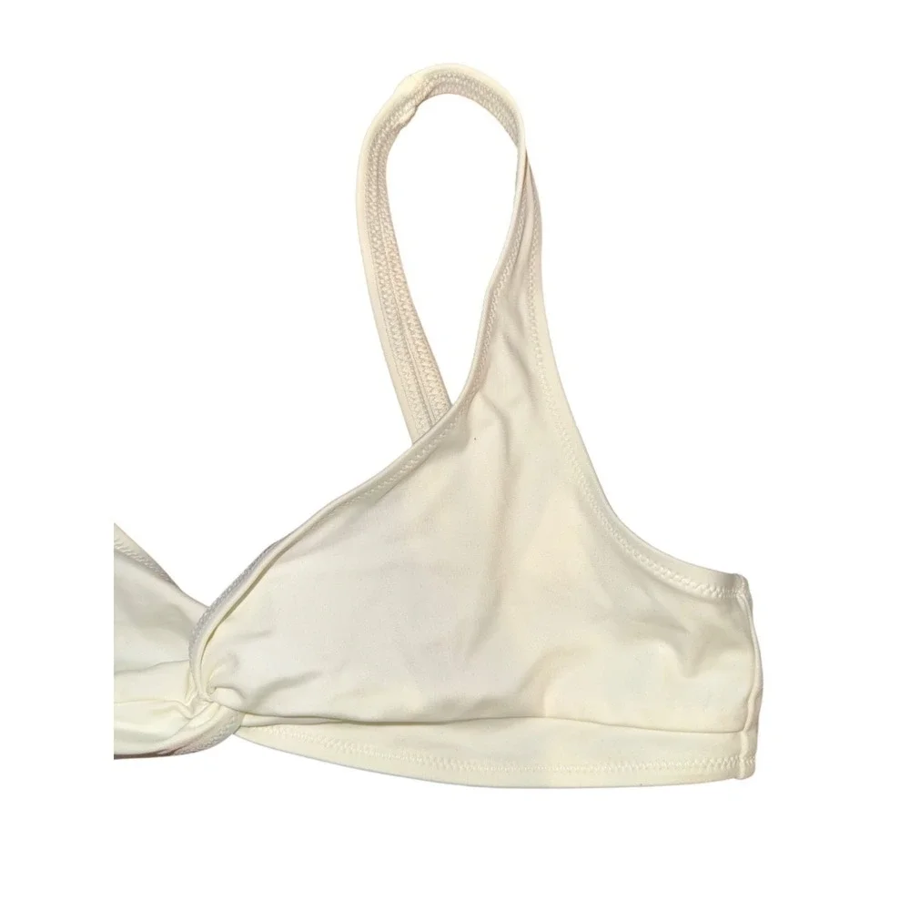 Solid & Striped The Jane Bikini‎ Top-Cream NudeSize Medium
